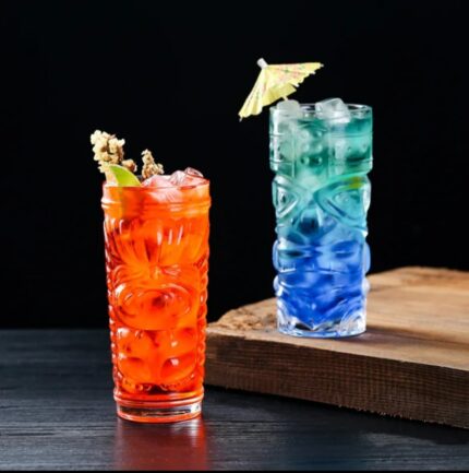 Crystal clear juice glass 6pcs