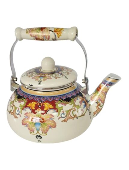 Vintage enamel kettle